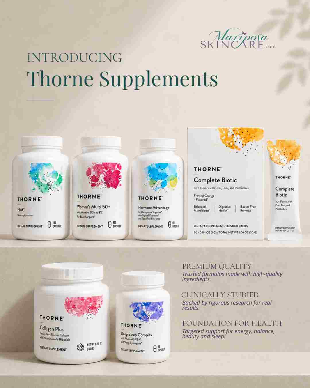 Thorne Vitamins & Supplements