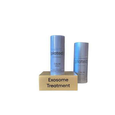 Gift With Plated CALM Purchase:  Plated CALM Serum - Travel Size 5 ml, Most Powerful Exosome Serum, Reduces Fine Lines & Dark Spots, Gentle for All Skin Types, Clinically Proven, Exosome Technology, Gift with Purchase