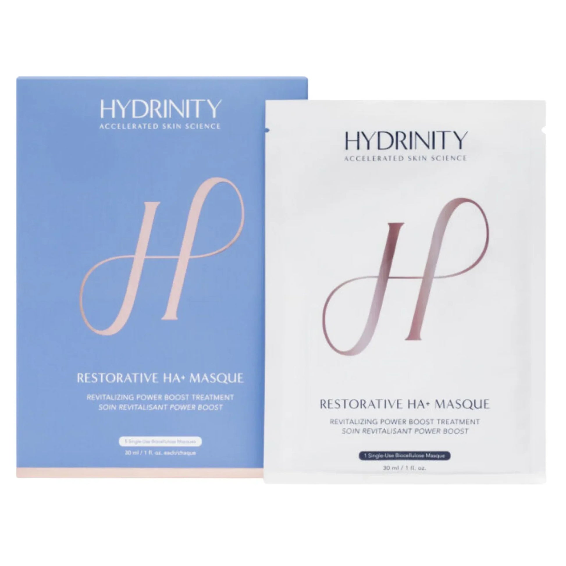 Hydrinity Hyaluronic Acid Restorative Mask Set for Skin