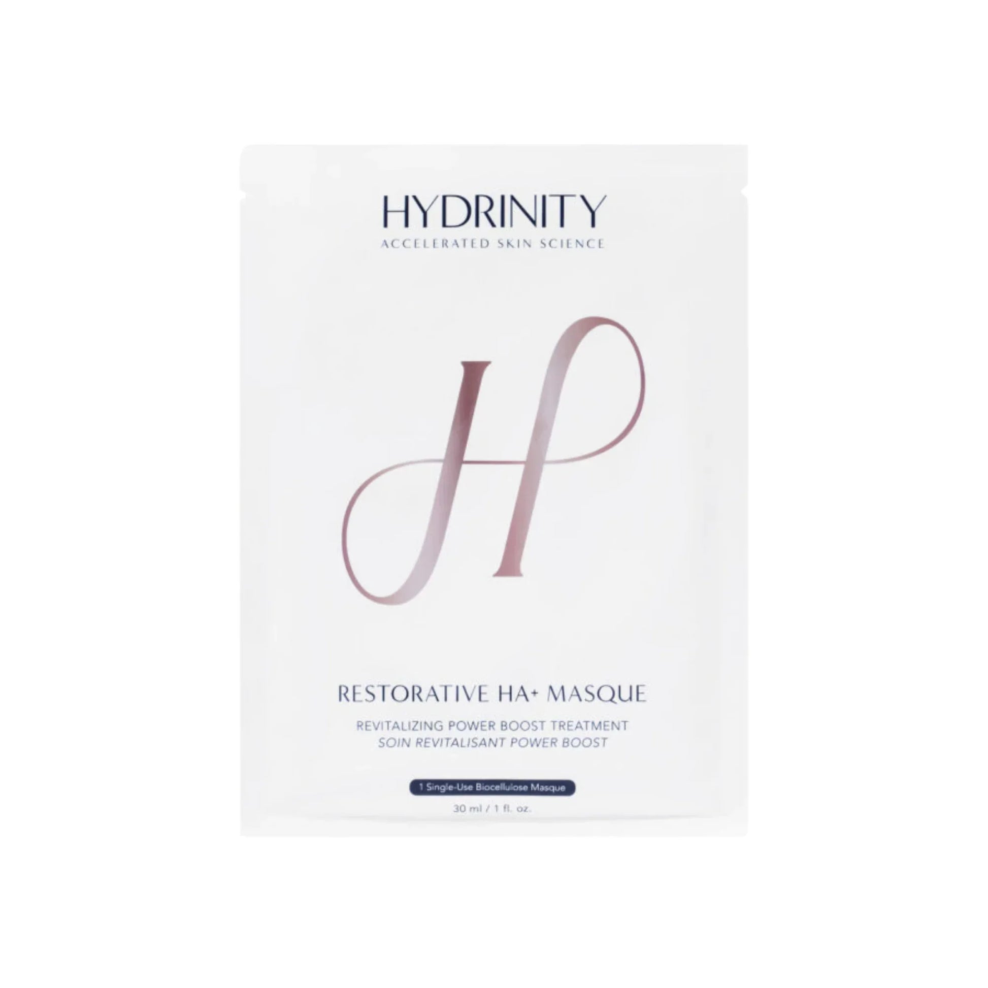 Hydrinity Restorative HA+ Masque - Hydrating Facial Sheet Mask