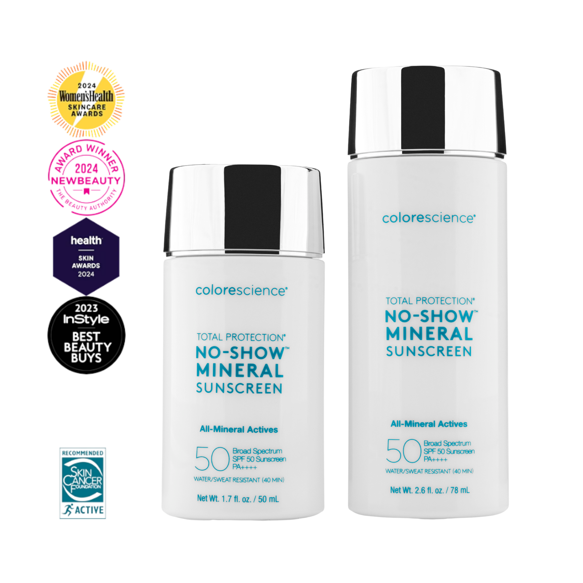 Total Protection® No-Show™ Mineral Sunscreen SPF 50 - MariposaSkincare.com