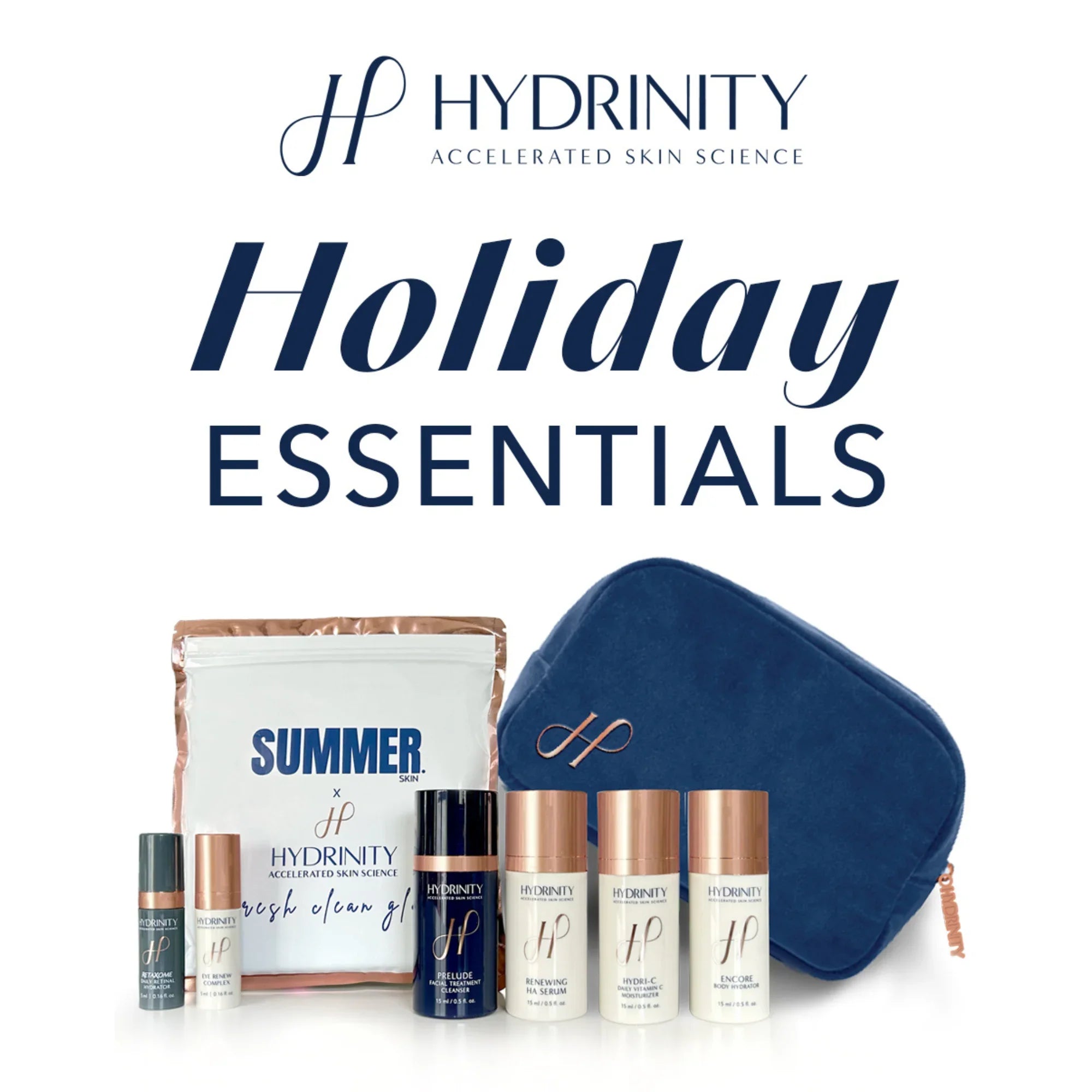 Hydrinity Travel & Glow Holiday Skincare Essentials Kit - Limited Edition