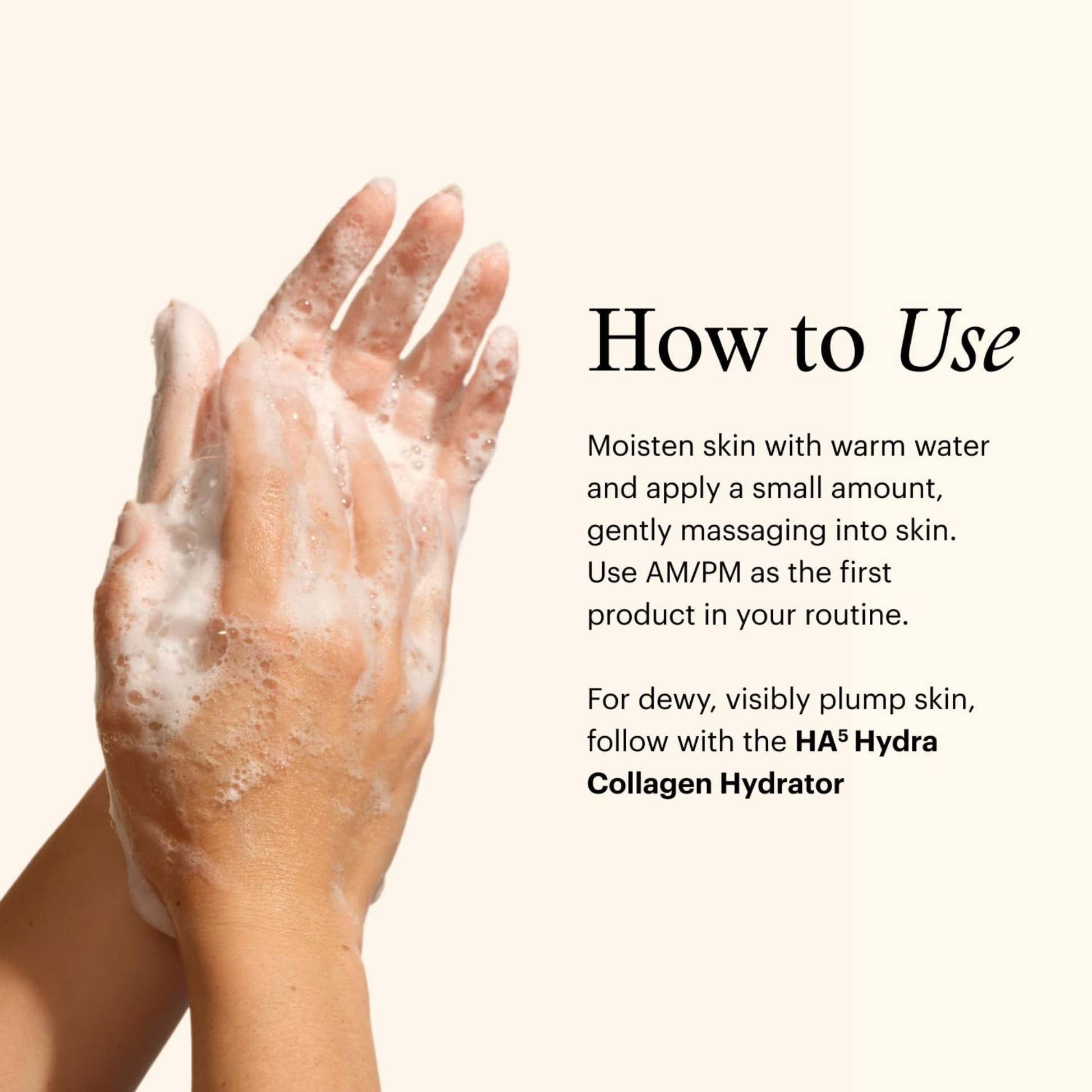 HA⁵® Hydra Collagen Hydrating Foaming Cleanser - MariposaSkincare.com