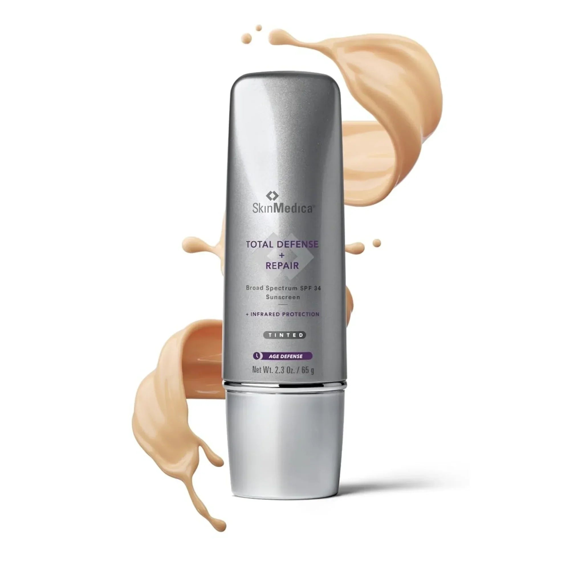 Total Defense + Repair Broad Spectrum SPF 34 / PA ++++ Tinted Sunscreen - MariposaSkincare.com