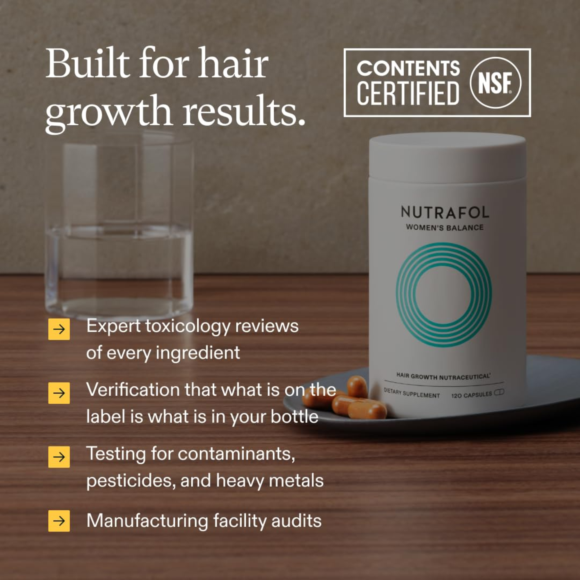 WOMEN'S BALANCE Hair Growth Supplements, 3 MONTH SUPPLY, Ages 45 and Up, Dermatologist Recommended - MariposaSkincare.com