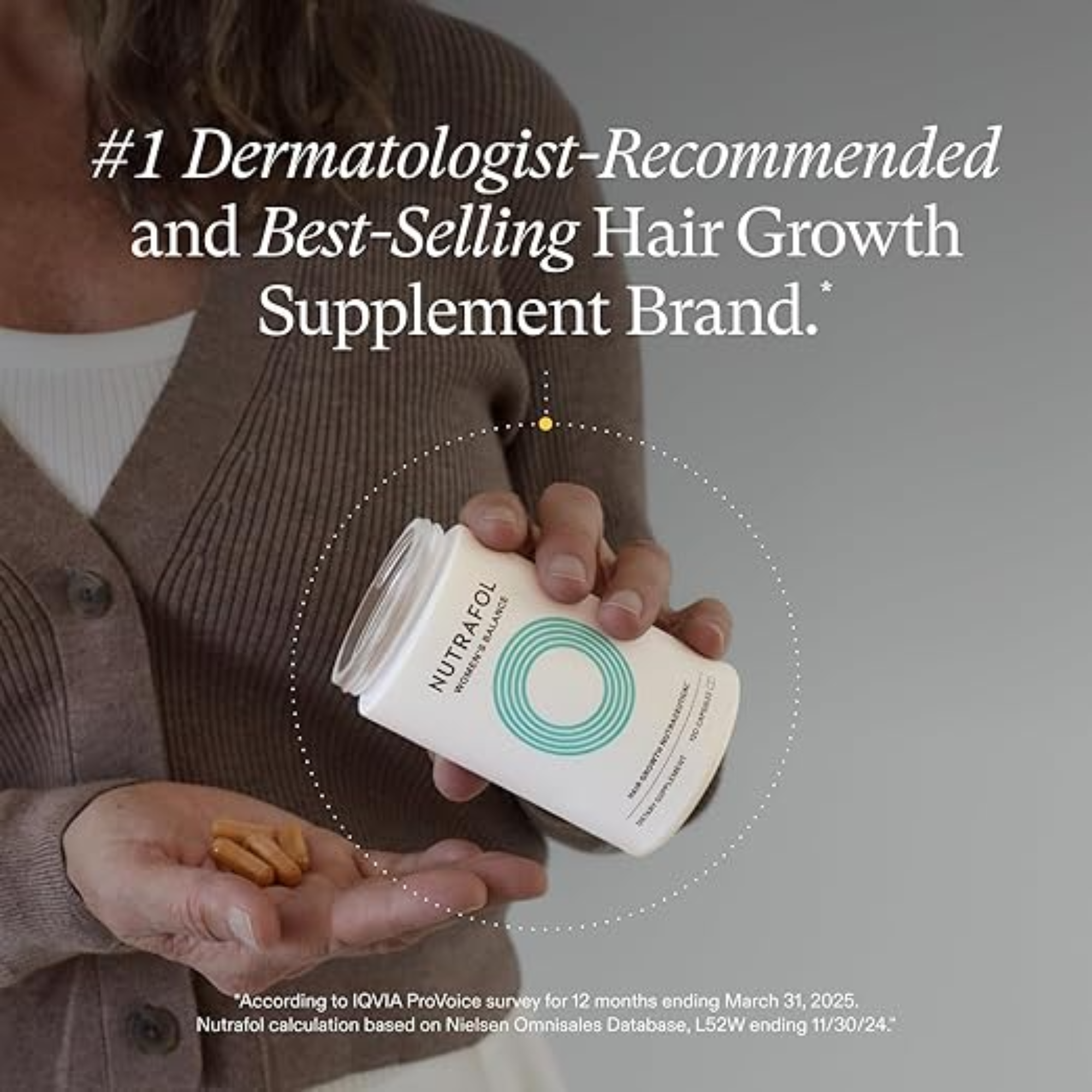 WOMEN'S BALANCE Hair Growth Supplements, 3 MONTH SUPPLY, Ages 45 and Up, Dermatologist Recommended - MariposaSkincare.com
