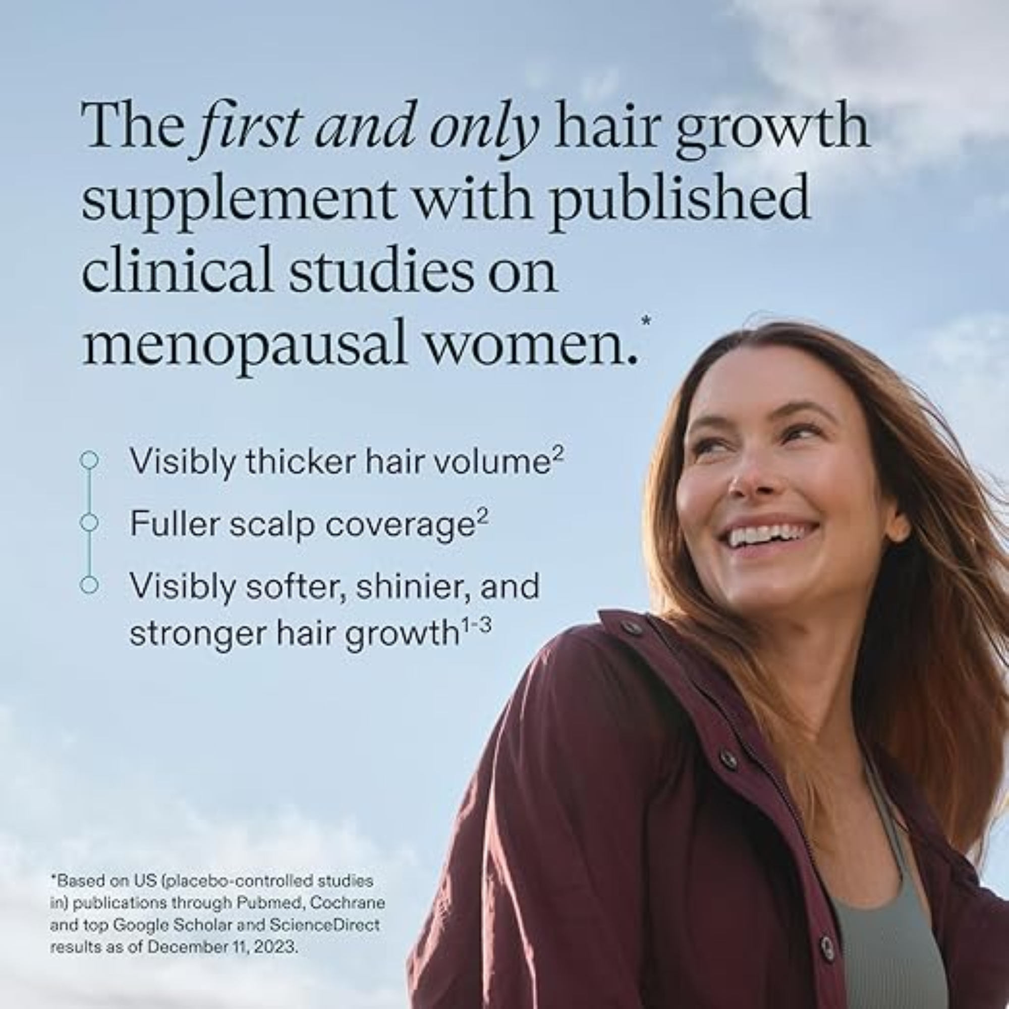 WOMEN'S BALANCE Hair Growth Supplements, 3 MONTH SUPPLY, Ages 45 and Up, Dermatologist Recommended - MariposaSkincare.com