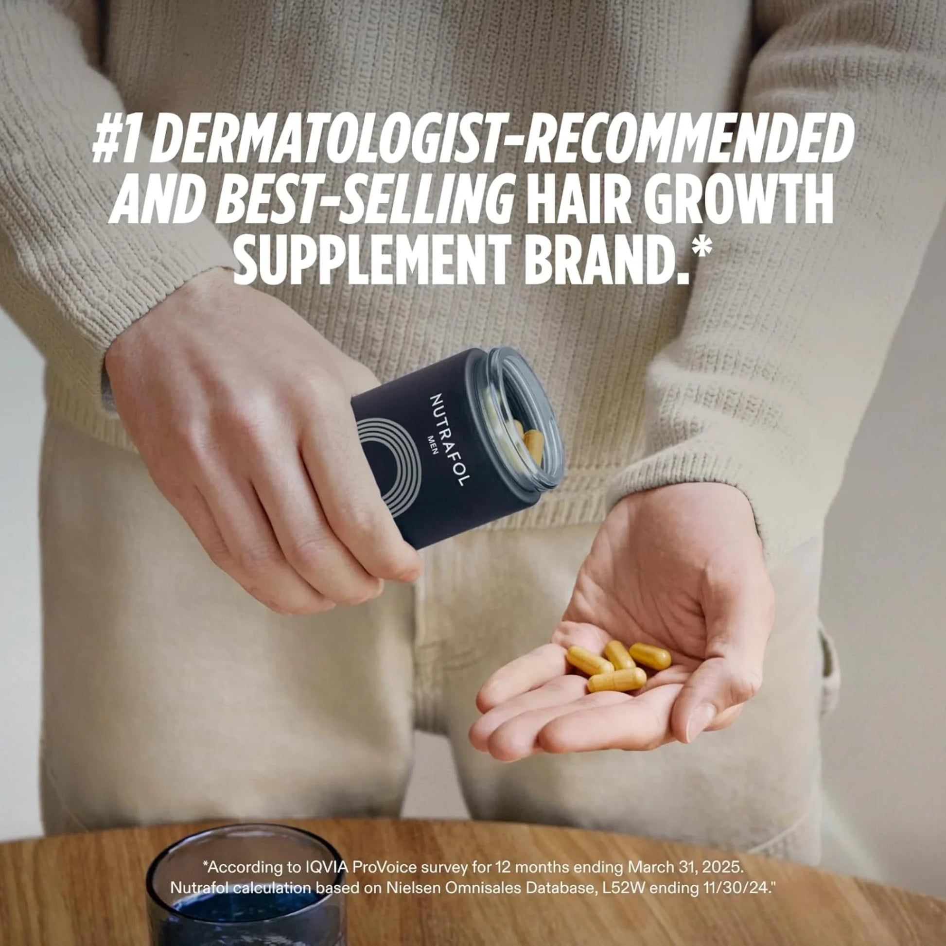 Nutrafol® MEN Hair Growth Supplements - 1 MONTH SUPPLY - Clinically Tested & Effective