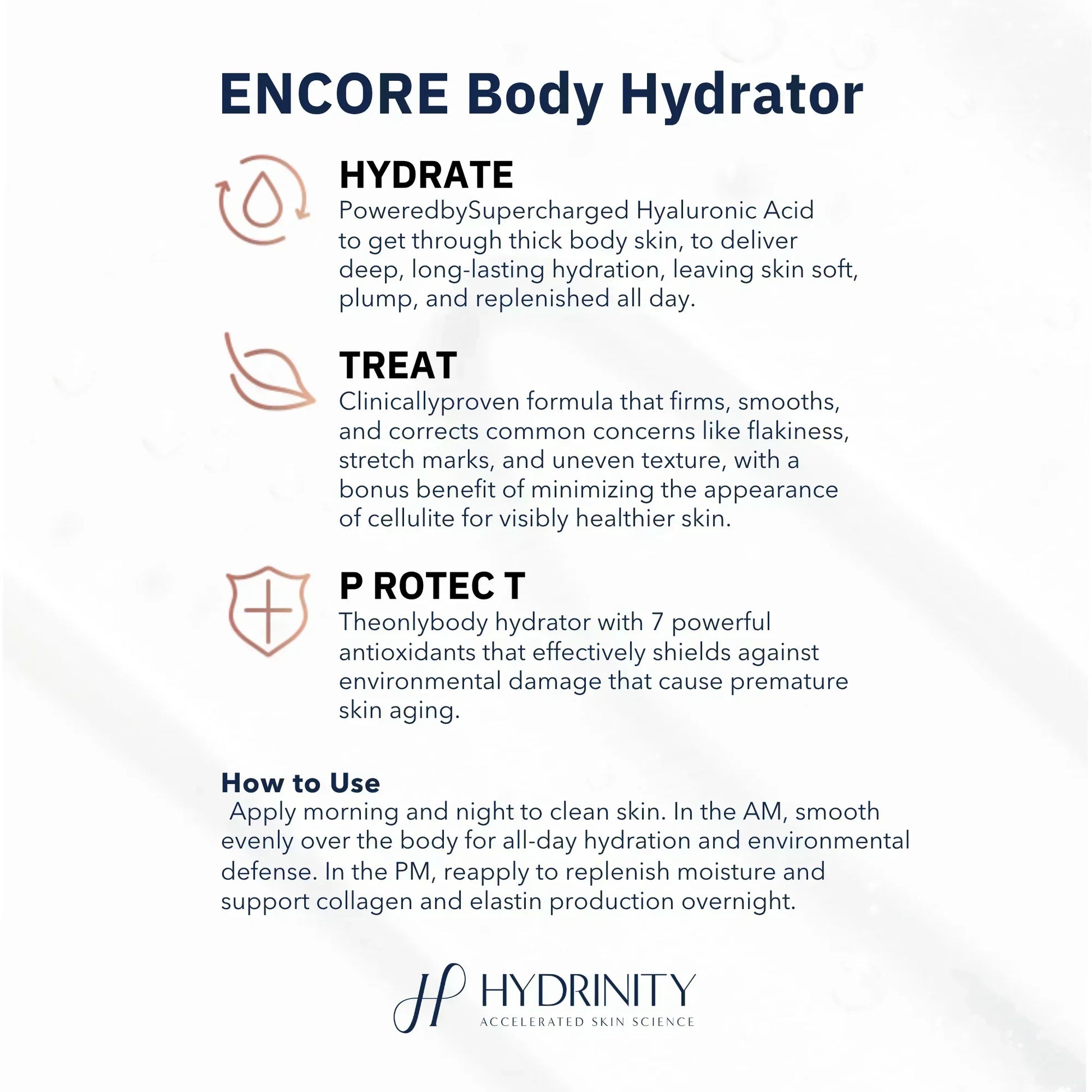 Hydrinity Hydrating Body Lotion - ENCORE