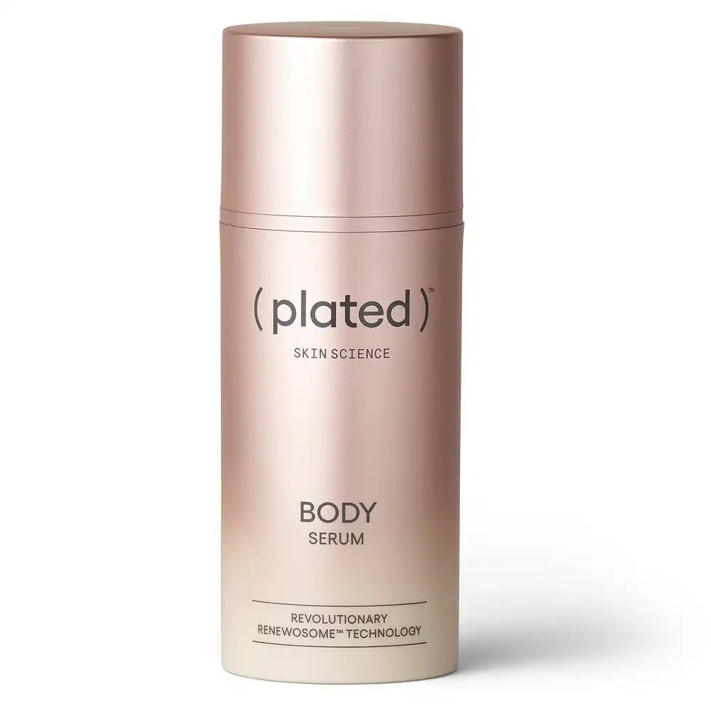 Plated Skin Science Body Serum with Renewosome Technology for radiant skin