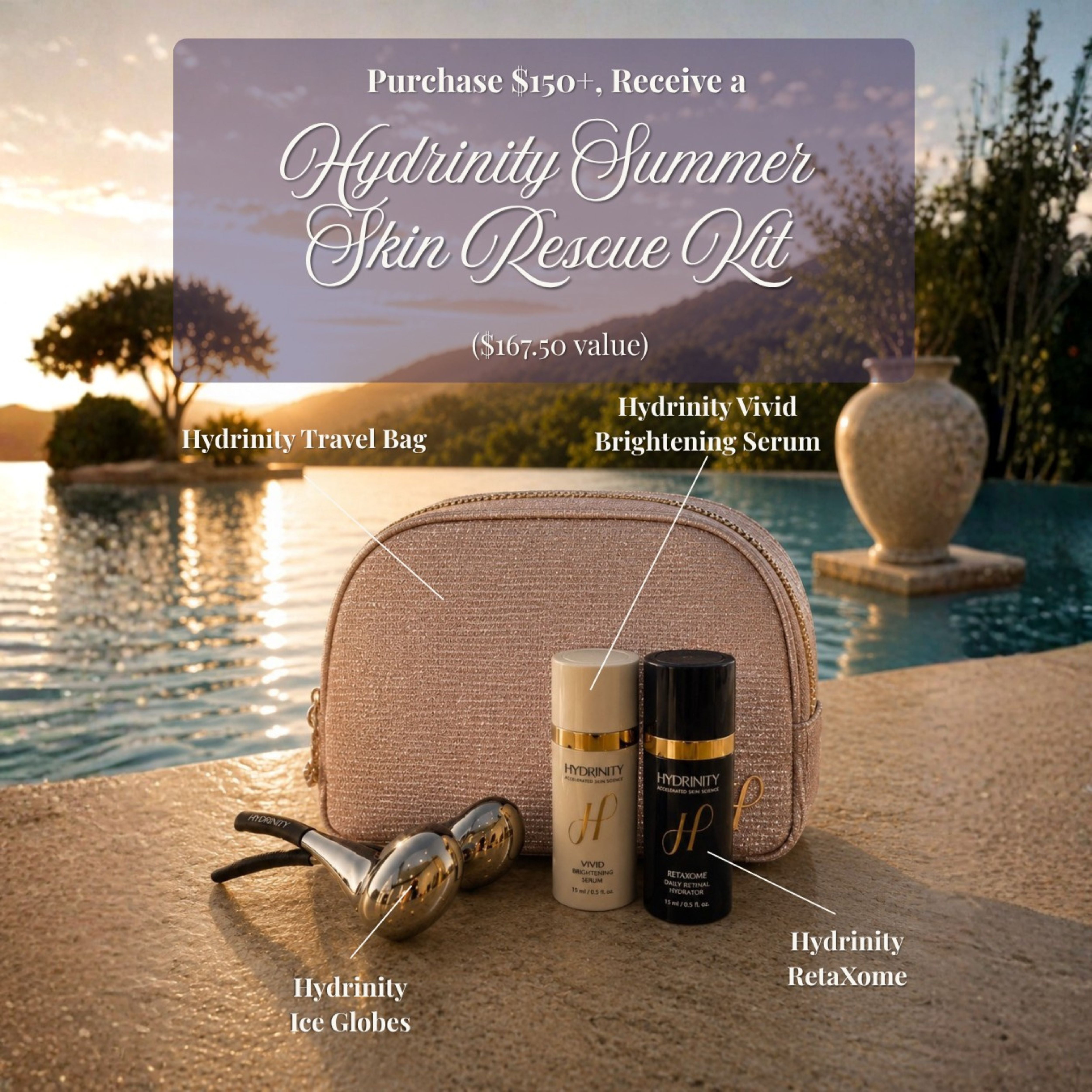 Hydrinity Summer Skin Rescue Kit