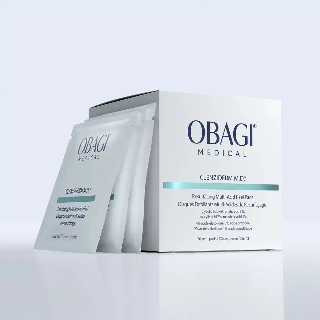 Obagi Medical ClenziDerm M.D. Resurfacing Multi-Acid Peel Pads