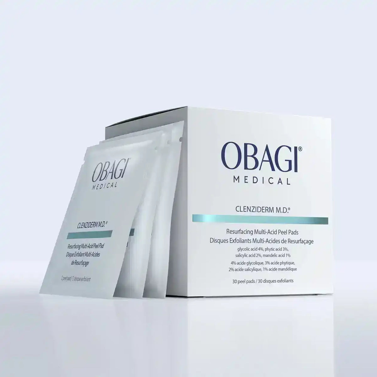 Obagi Medical ClenziDerm M.D. Resurfacing Multi-Acid Peel Pads