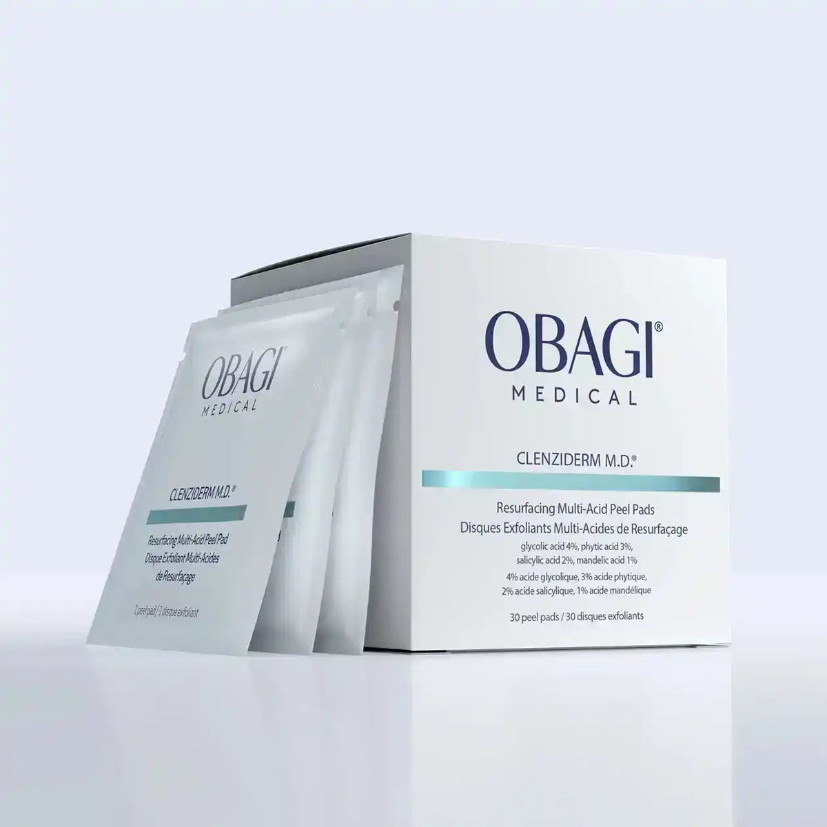 Obagi Medical ClenziDerm M.D. Resurfacing Multi-Acid Peel Pads