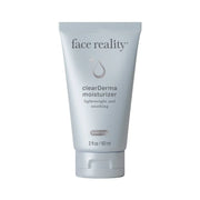 Face Reality clearDerma moisturizer tube, 2 fl oz, lightweight acne-safe skincare product