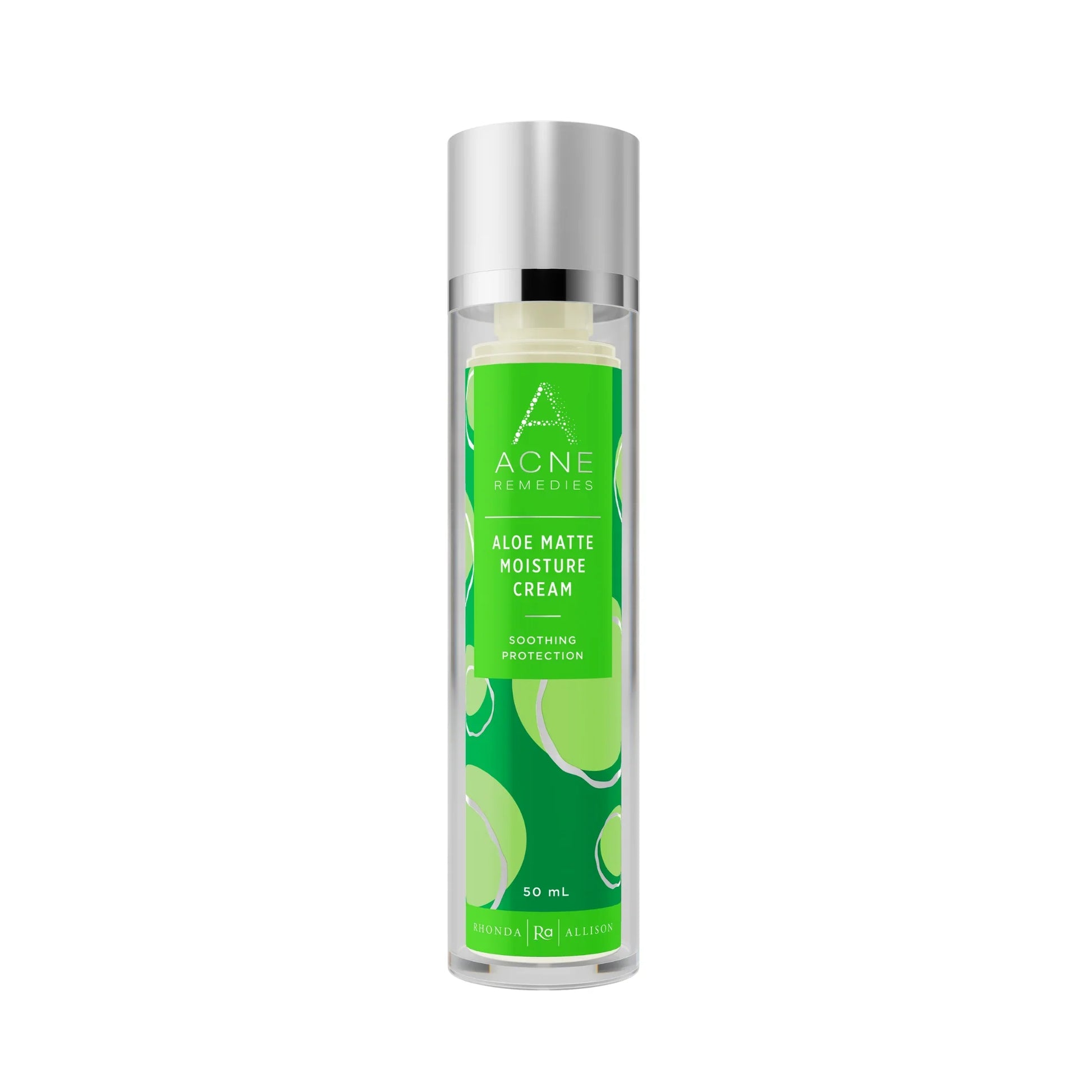 Rhonda Allison® Acne Remedies Aloe Matte Moisture Cream Soothing Protection Acne Safe Hydrating Moisturizer