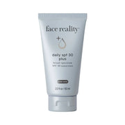 Face Reality daily spf 30 plus sunscreen tube, 2 oz, broad-spectrum, acne-safe skincare