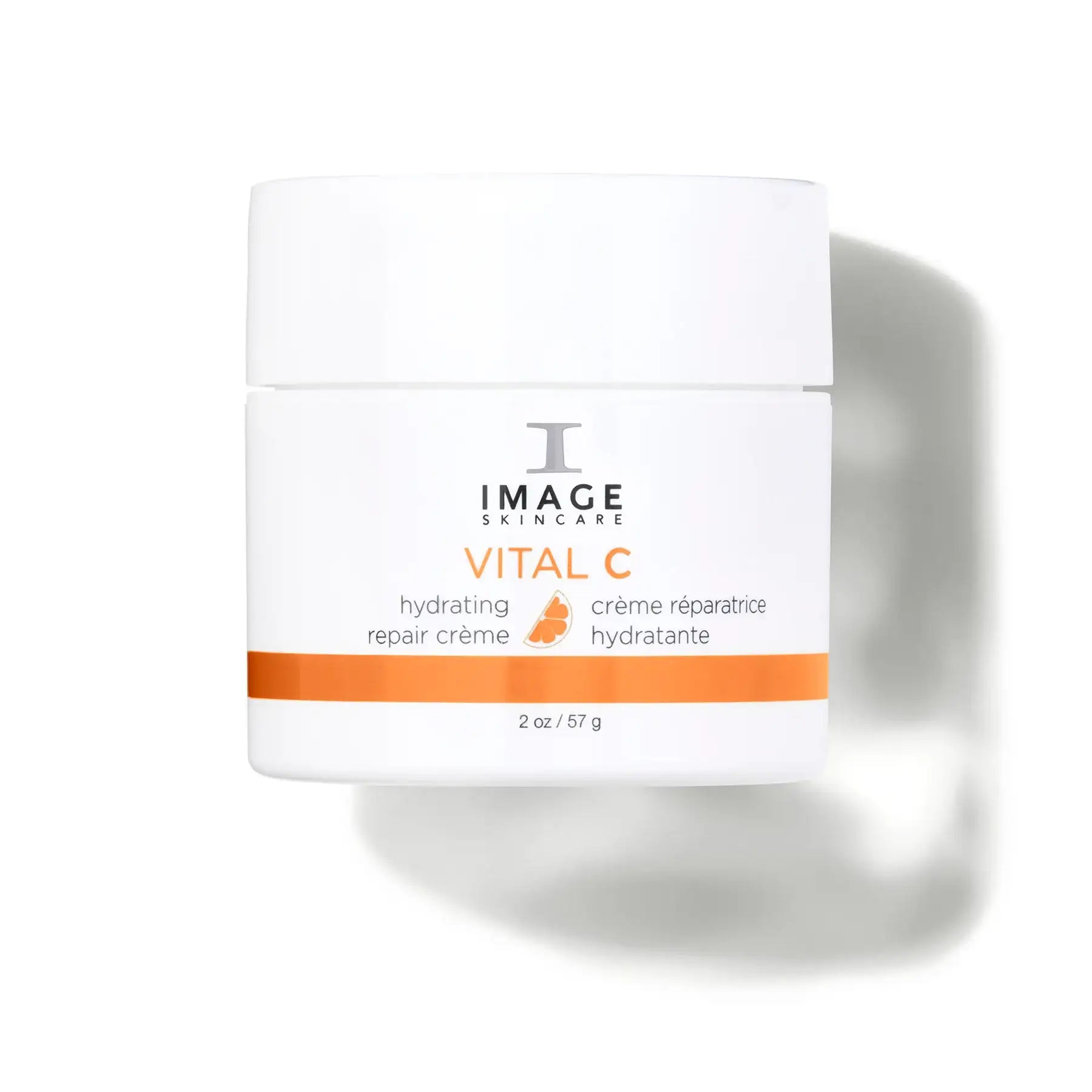 IMAGE Skincare VITAL C Hydrating Repair Crème jar on white background, 2 oz size.