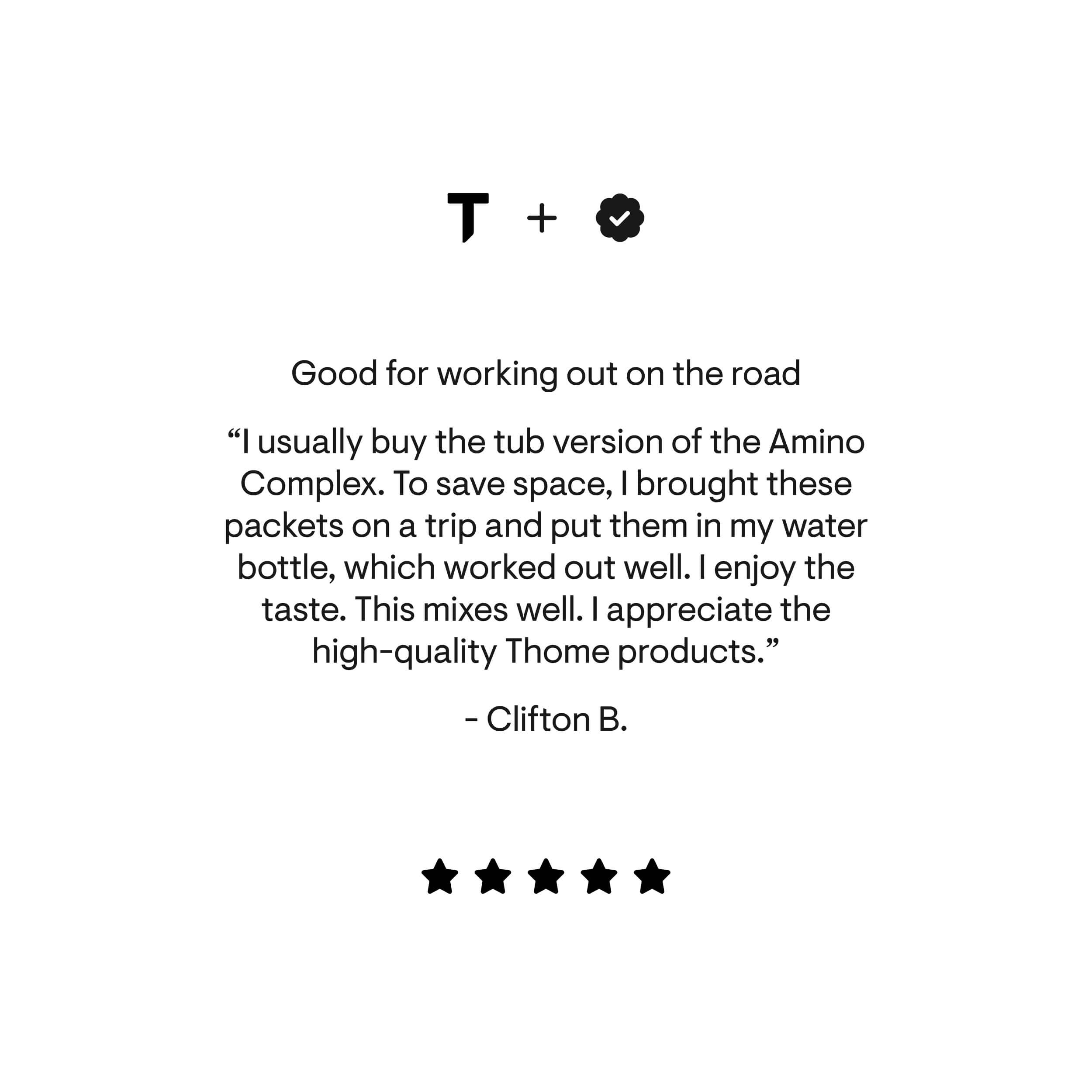 Thorne Amino Complex Travel Packs - Berry