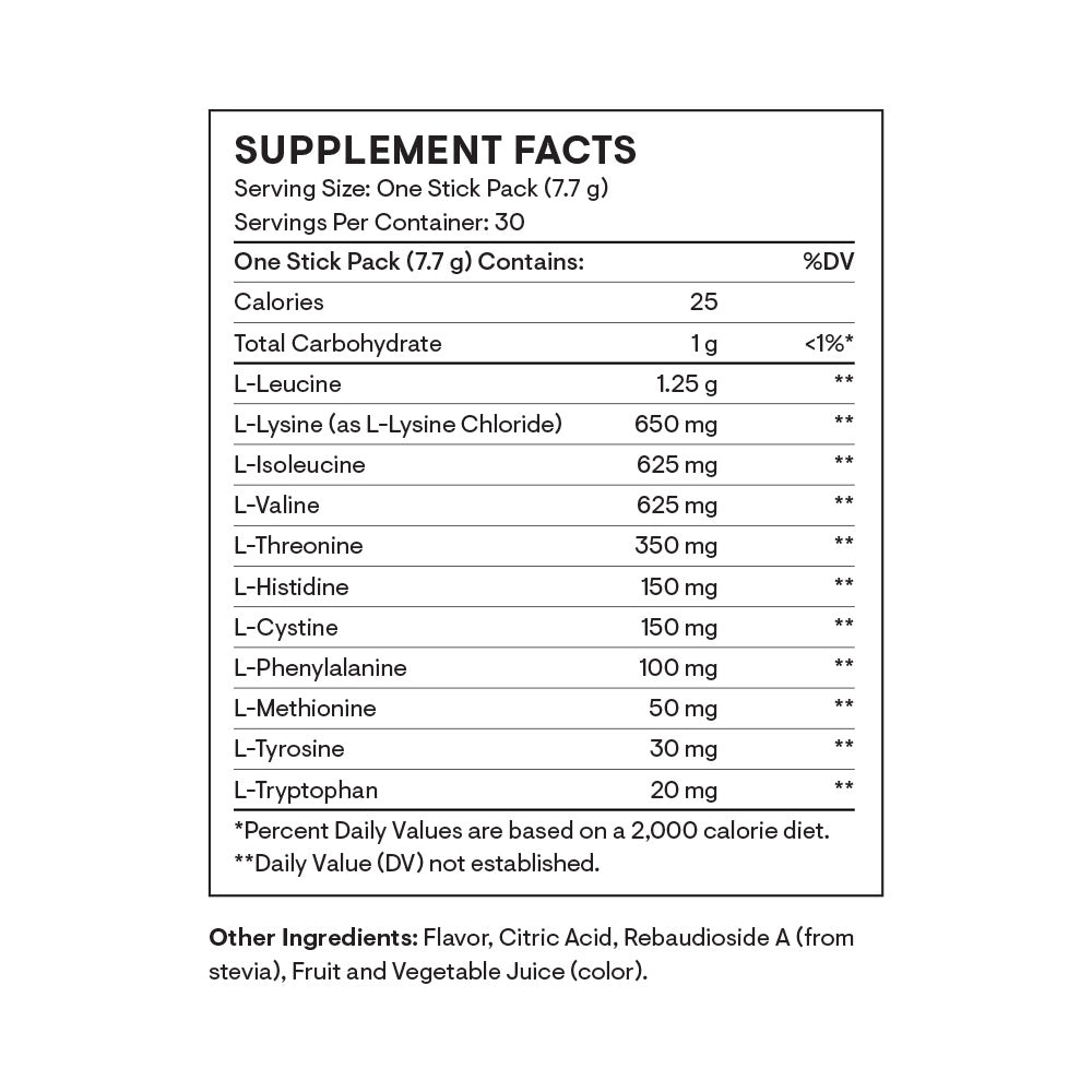 Thorne Amino Complex Travel Packs - Berry