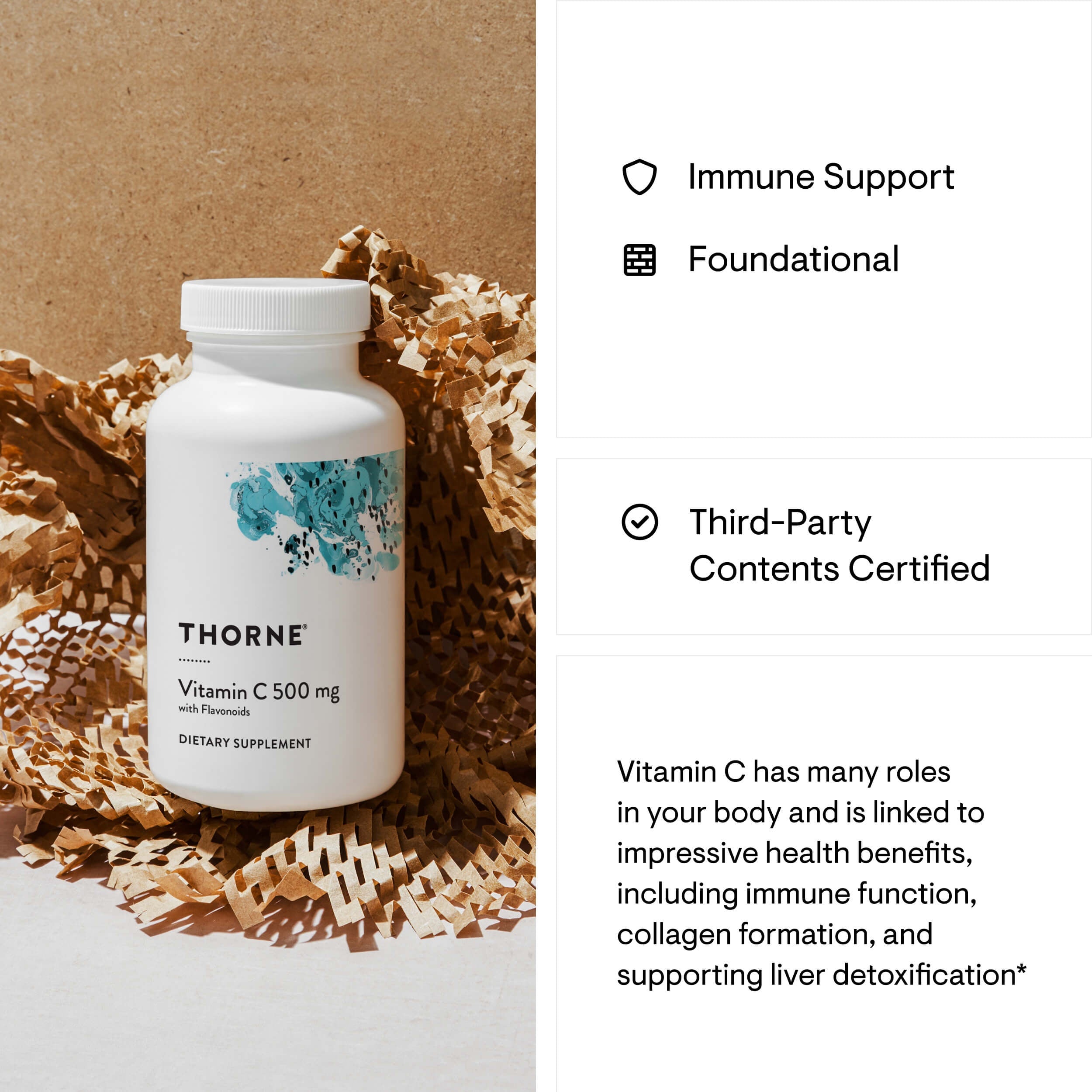Thorne Vitamin C 500 mg