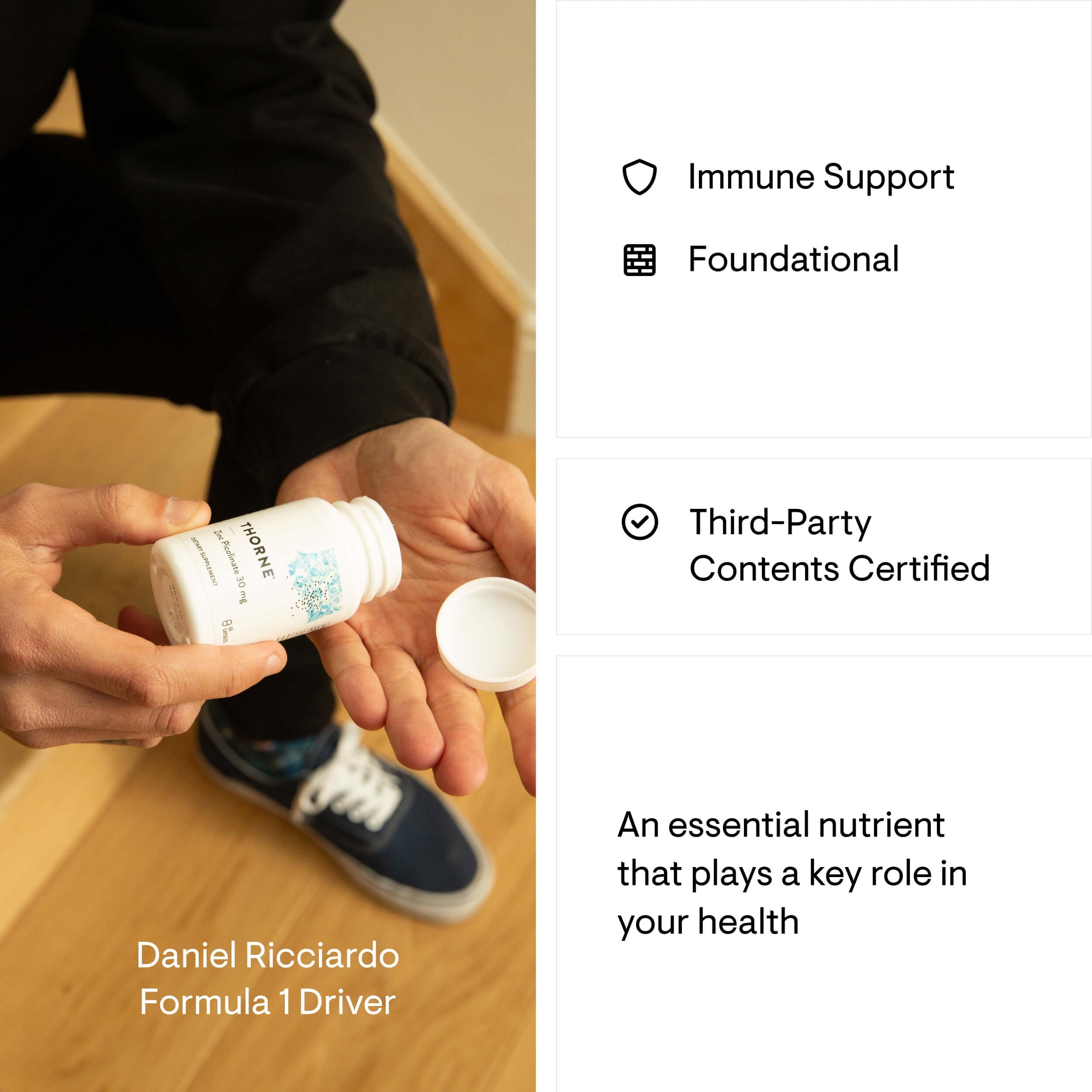 Thorne Zinc Picolinate 30 mg