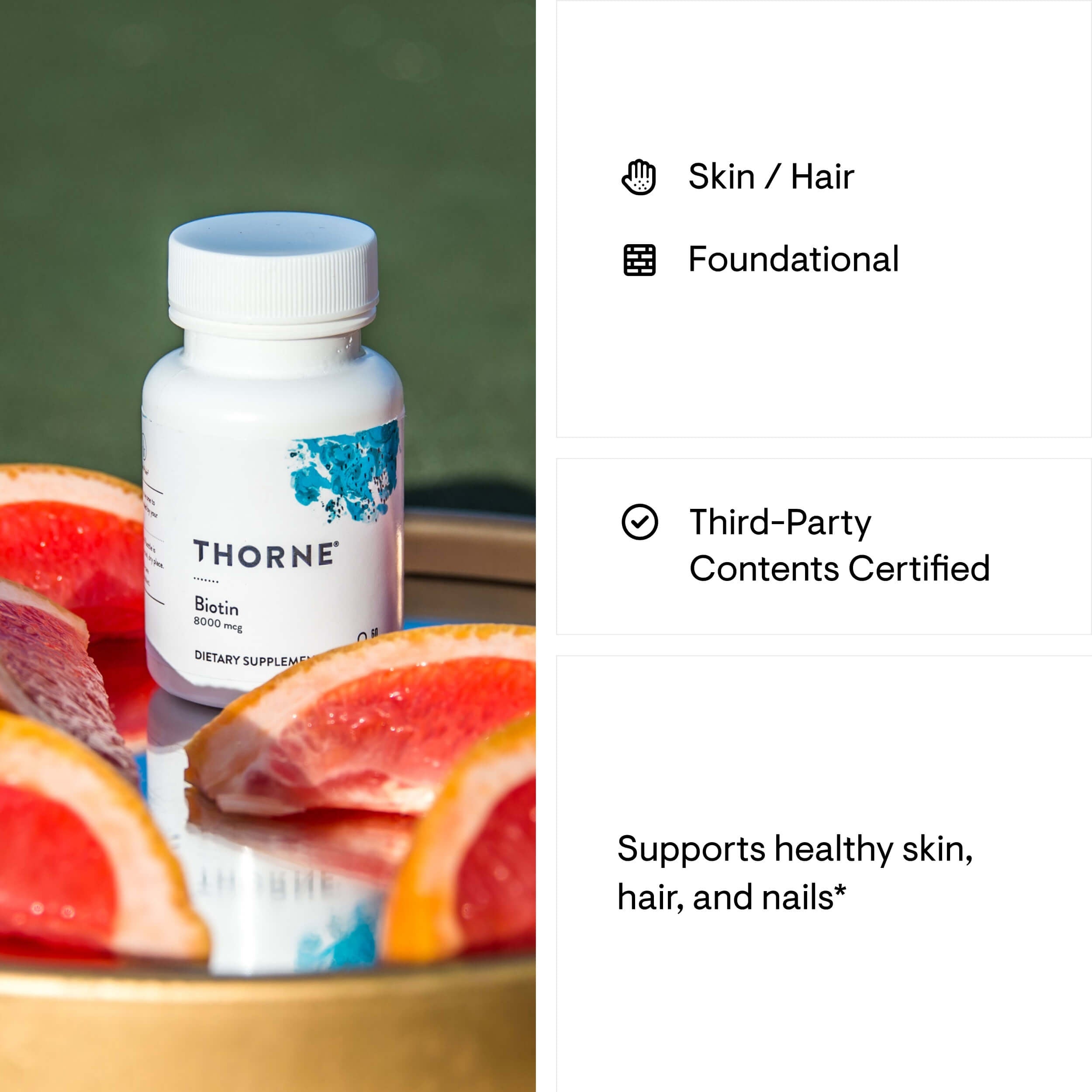 Thorne Biotin 8000 mcg
