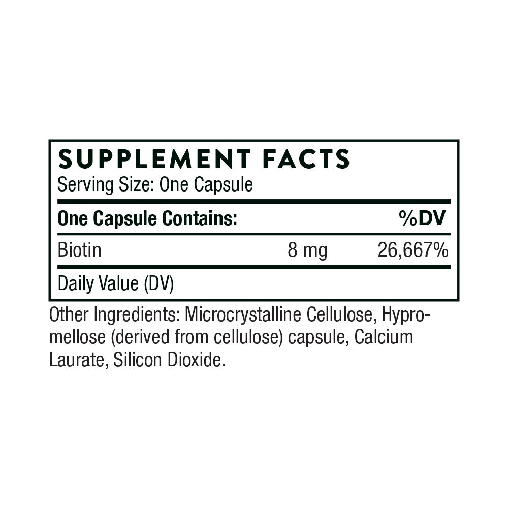 Thorne Biotin 8000 mcg