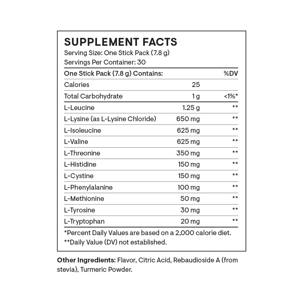 Thorne Amino Complex Travel Packs - Lemon