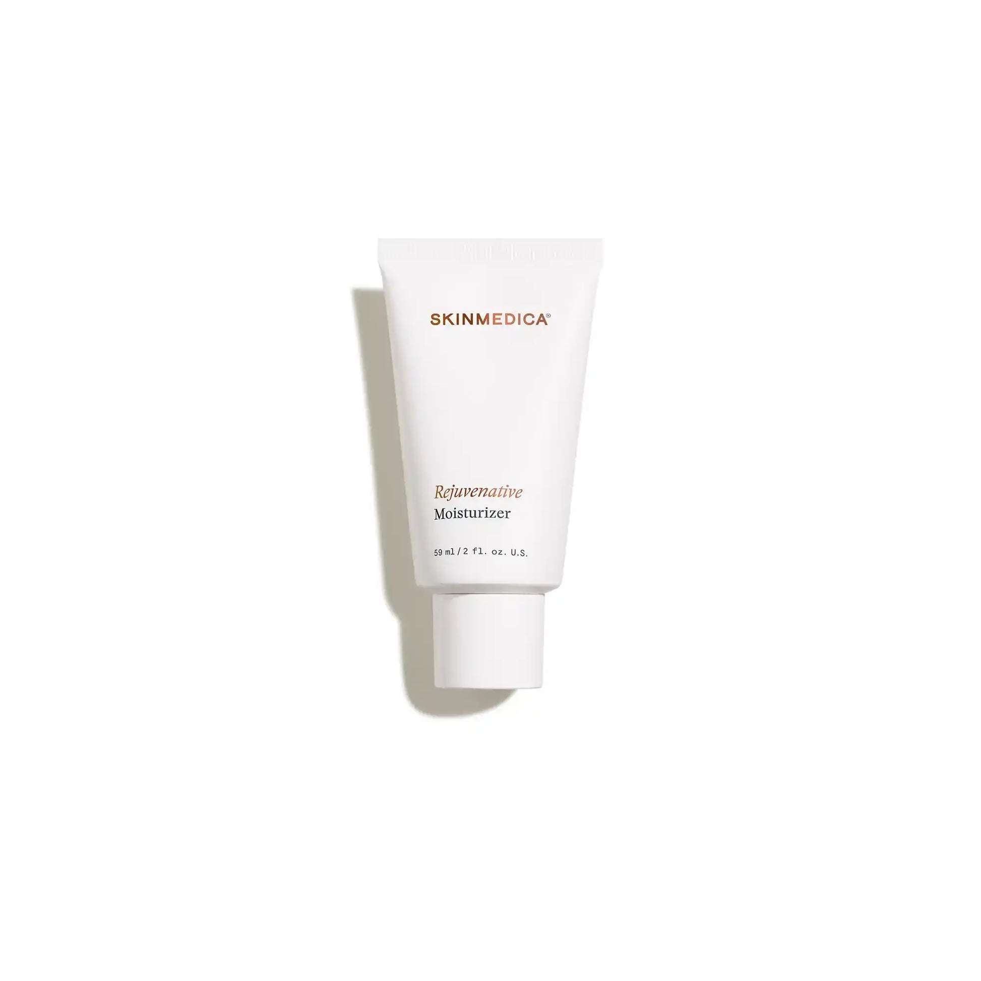 SkinMedica Rejuvenative Moisturizer white tube against a white background