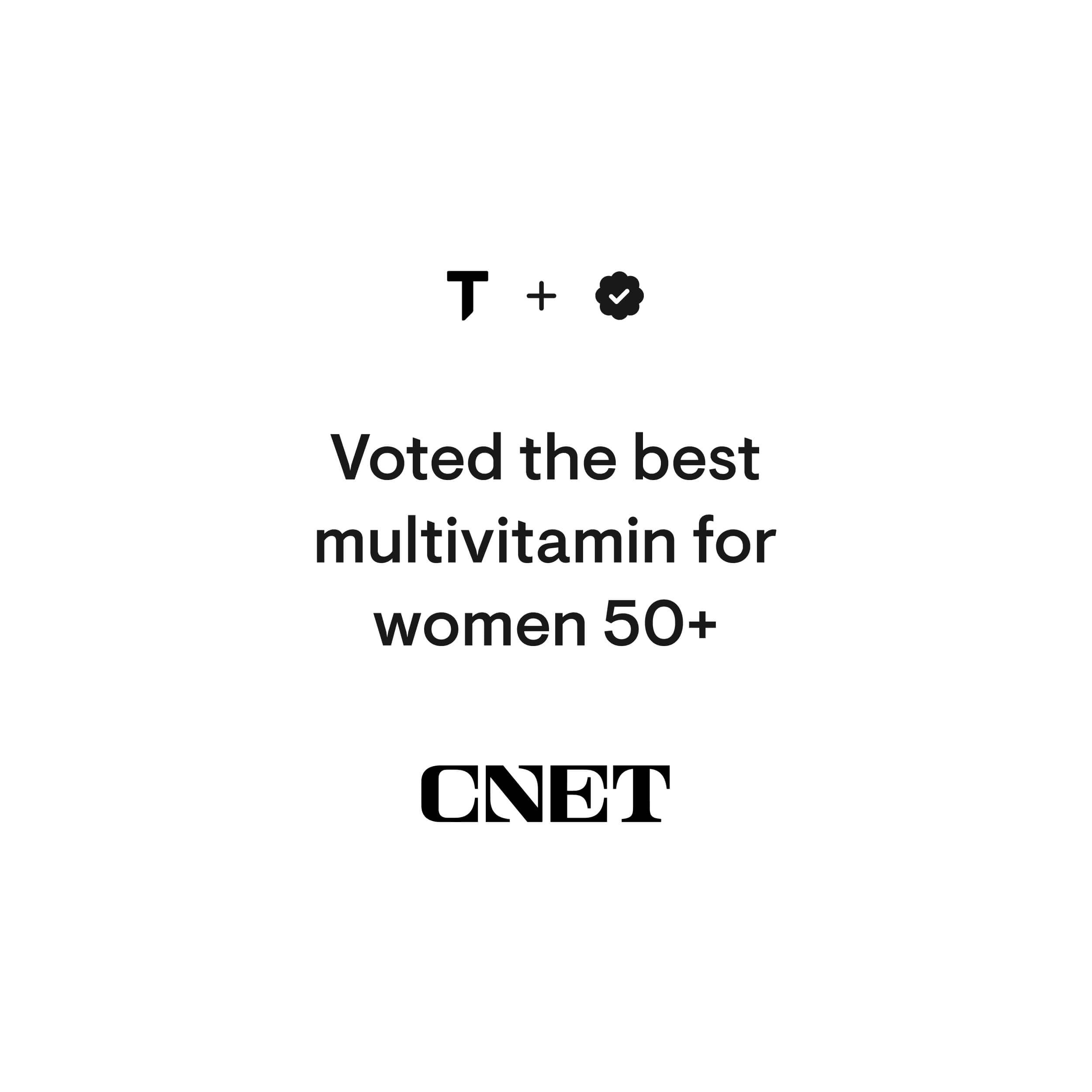 Best multivitamin for women 50+ voted by CNET
