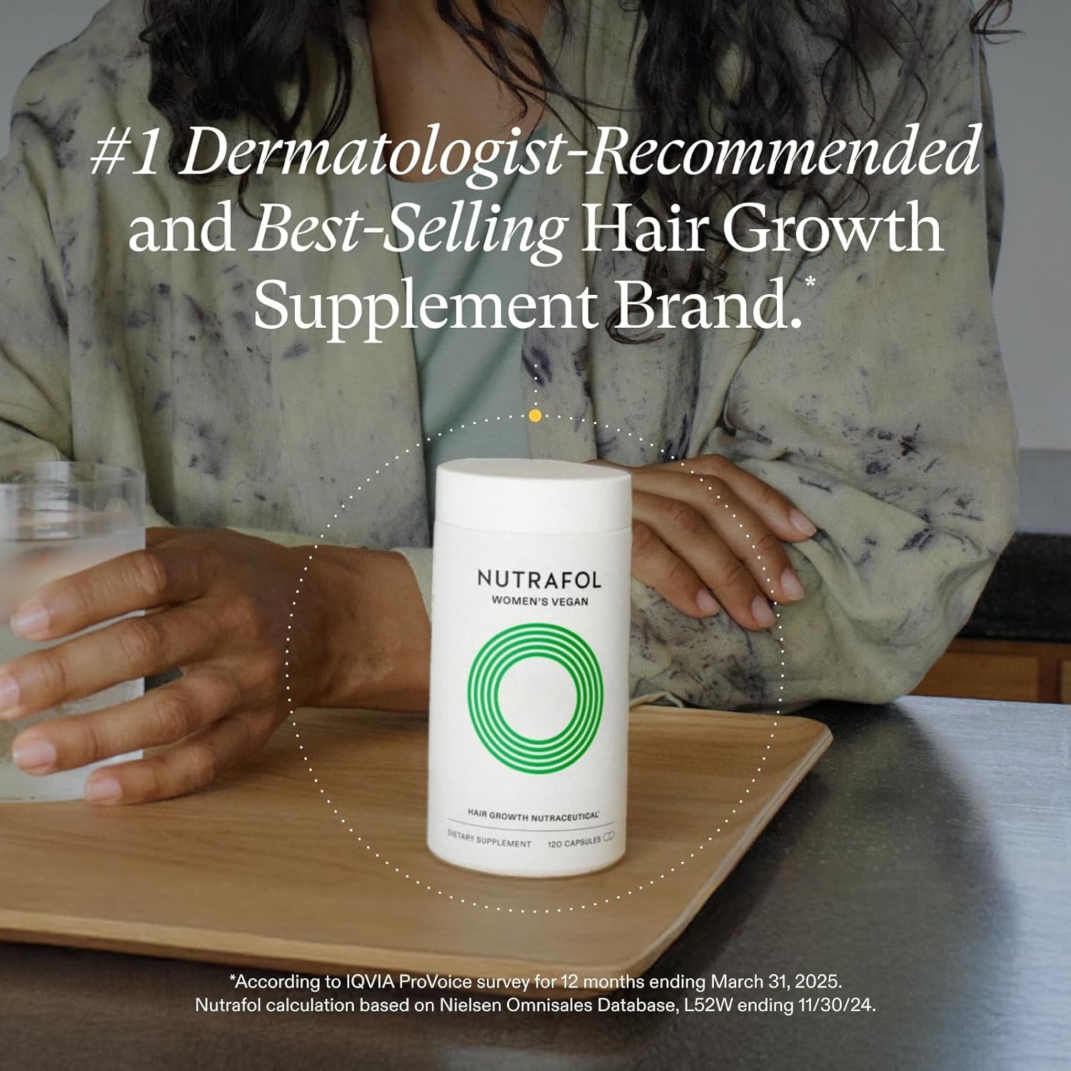 Nutrafol WOMEN'S VEGAN Hair Growth Supplements - 1 MONTH SUPPLY