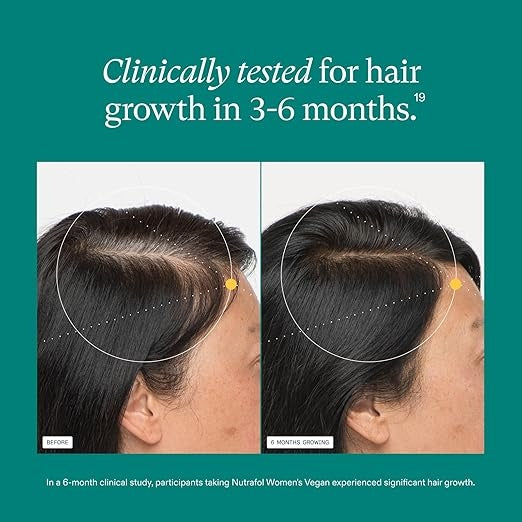 Nutrafol Women's Vegan Hair Growth Supplements - 3 MONTH SUPPLY