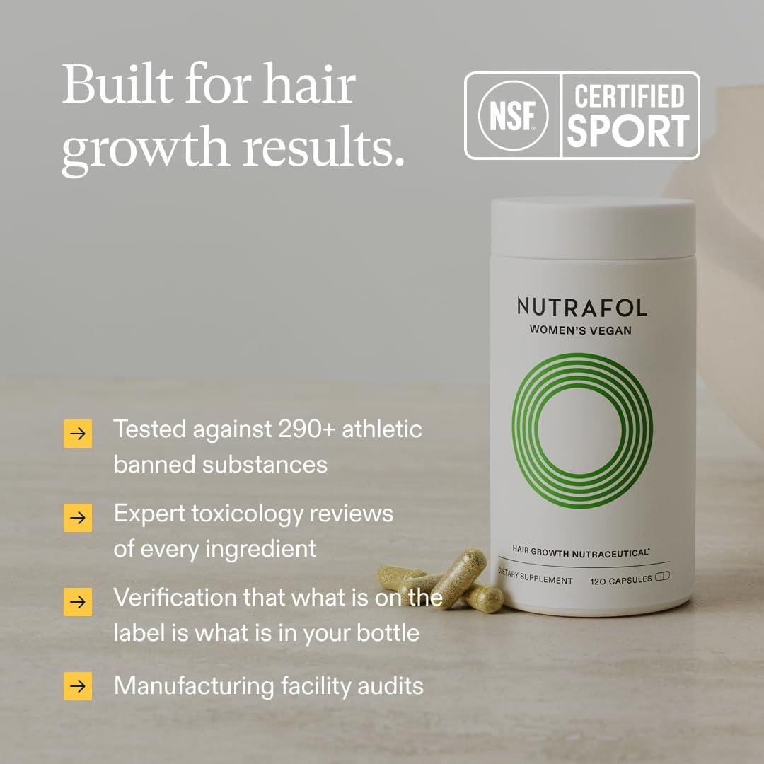 Nutrafol Women's Vegan Hair Growth Supplements - 3 MONTH SUPPLY
