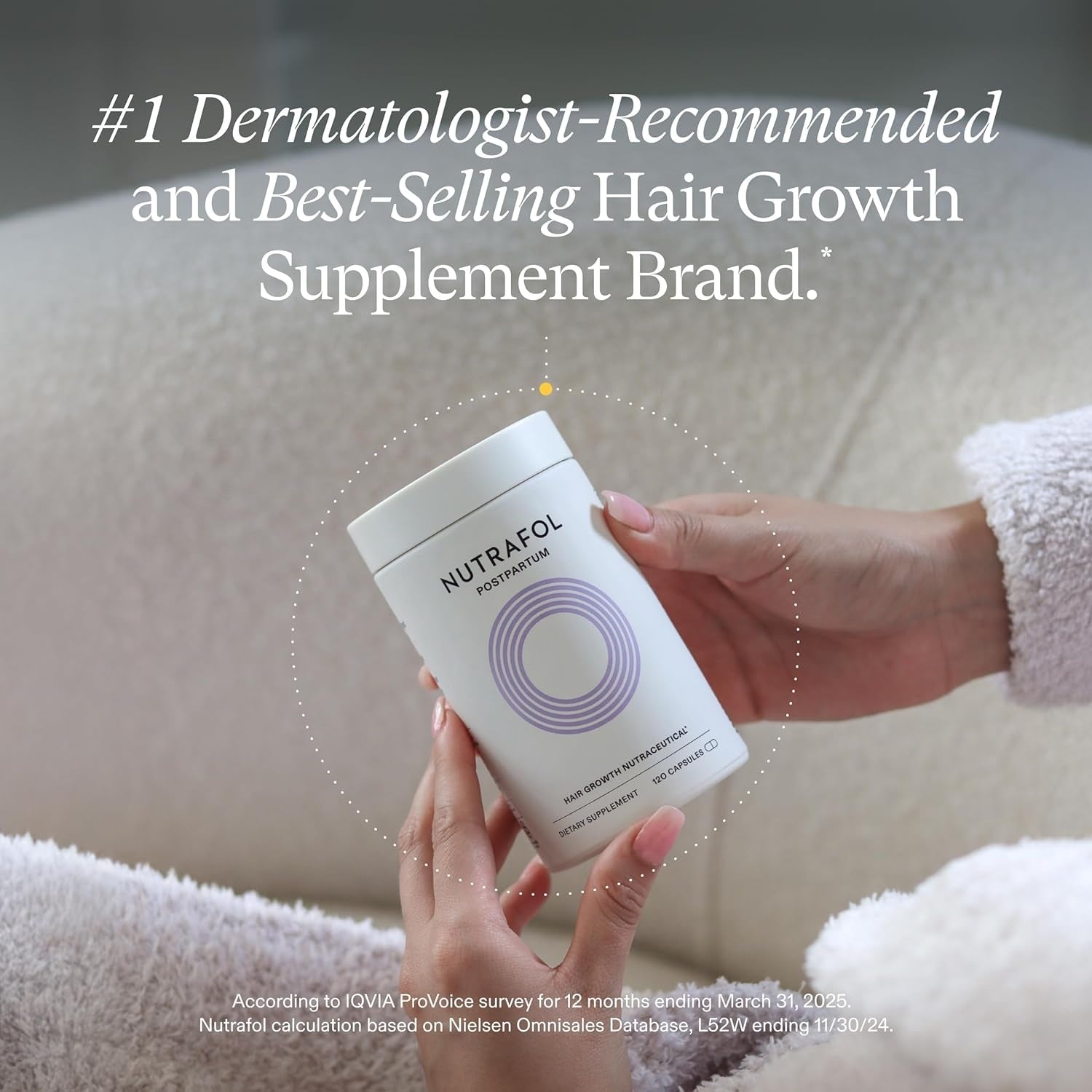 Nutrafol Postpartum Hair Growth Supplement - 3 MONTH SUPPLY