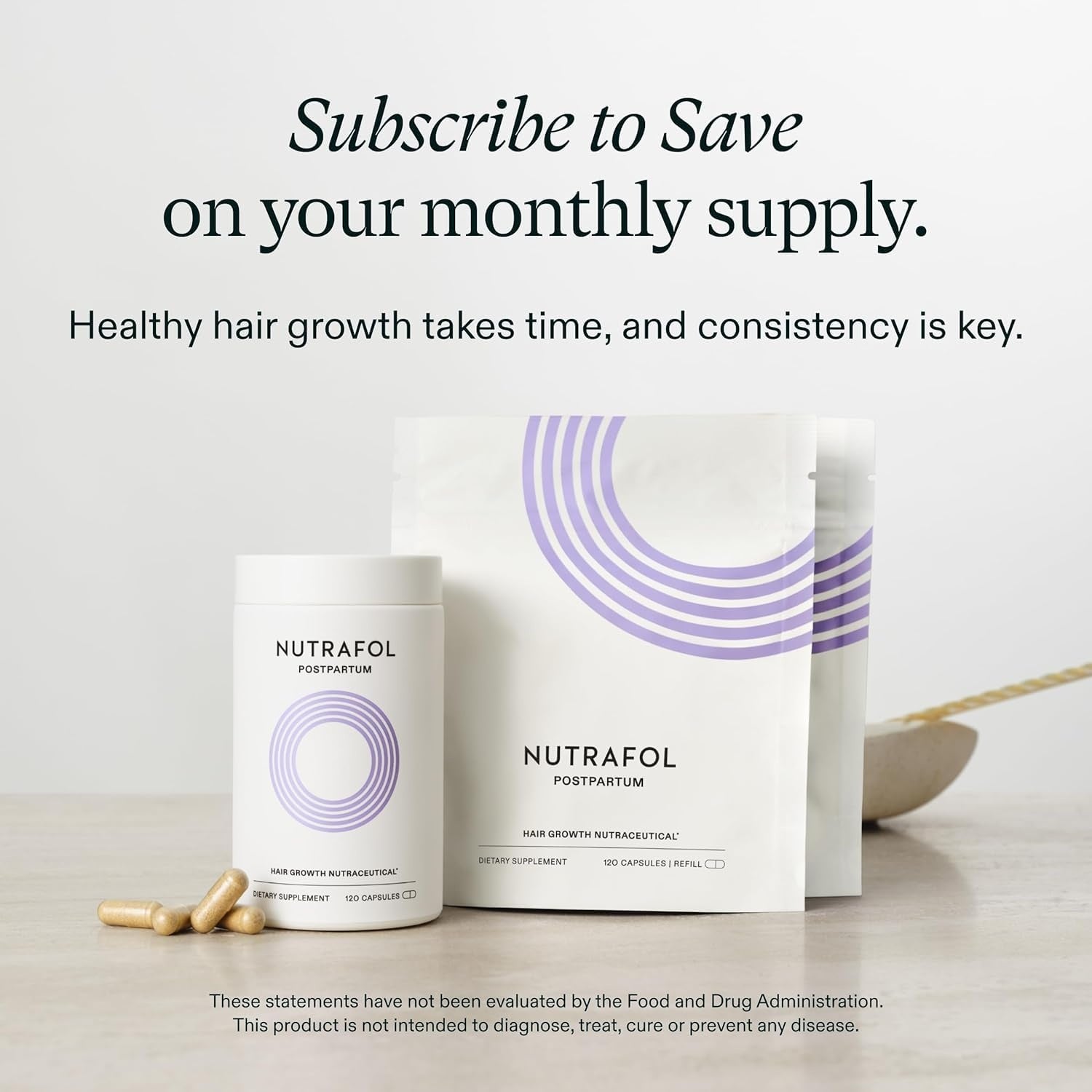 Nutrafol Postpartum Hair Growth Supplement - 3 MONTH SUPPLY