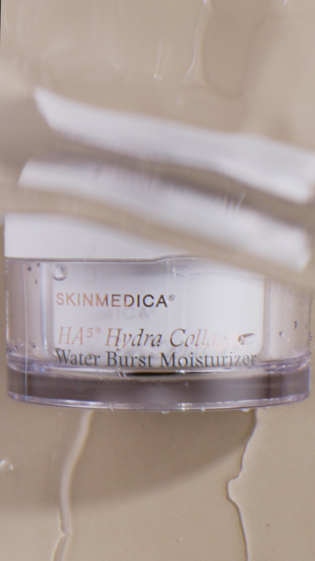 Load video: SkinMedica® HA⁵® Hydra Collagen Water Burst Moisturizer