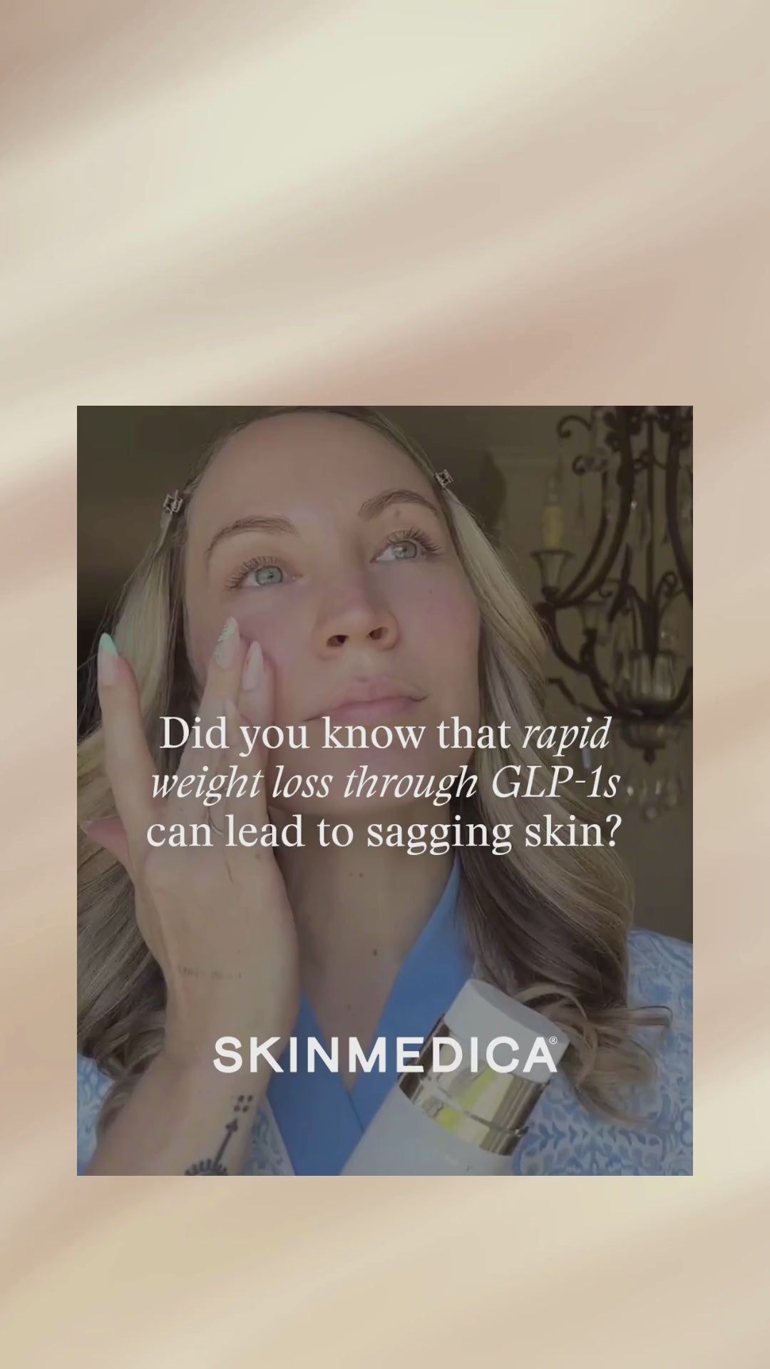 Load video: SkinMedica® TNS Advanced+ Serum for Skin Rejuvenation