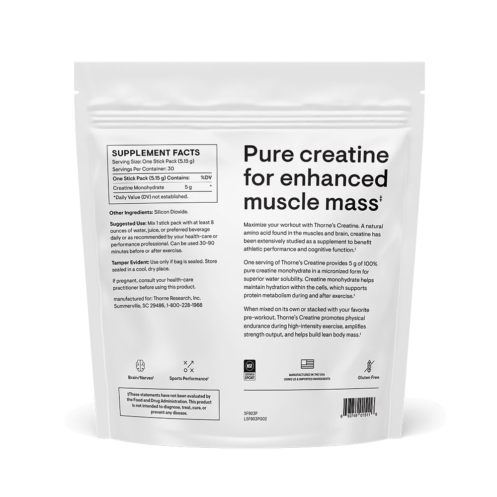 Thorne Creatine Travel Packs