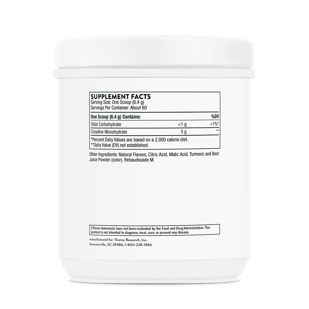Thorne Creatine - Pineapple Orange Flavored